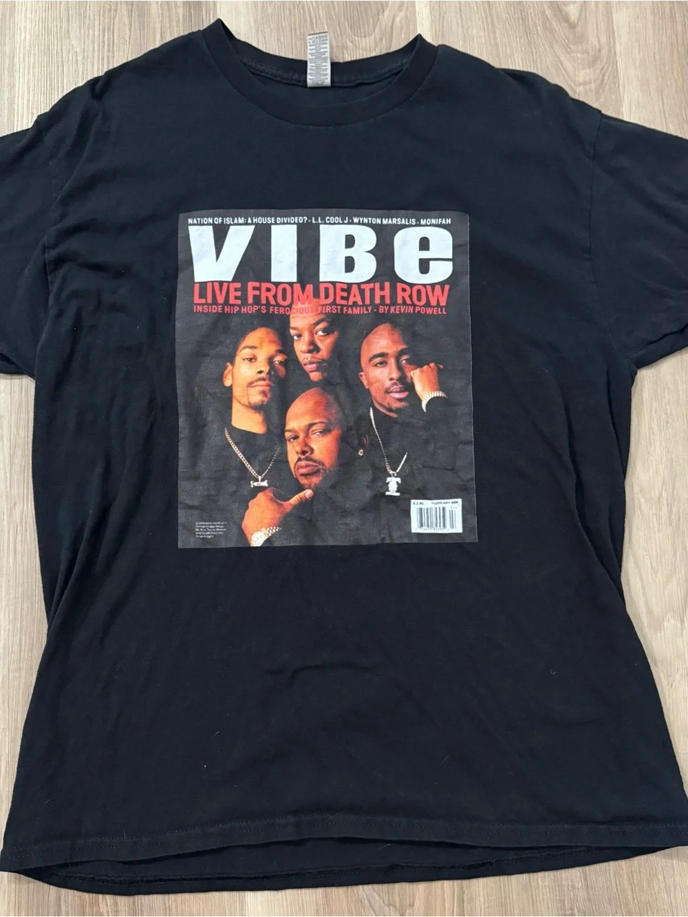 Gently Used VIBE "Live From Death Row" Graphic Tee - Picture 2 of 4